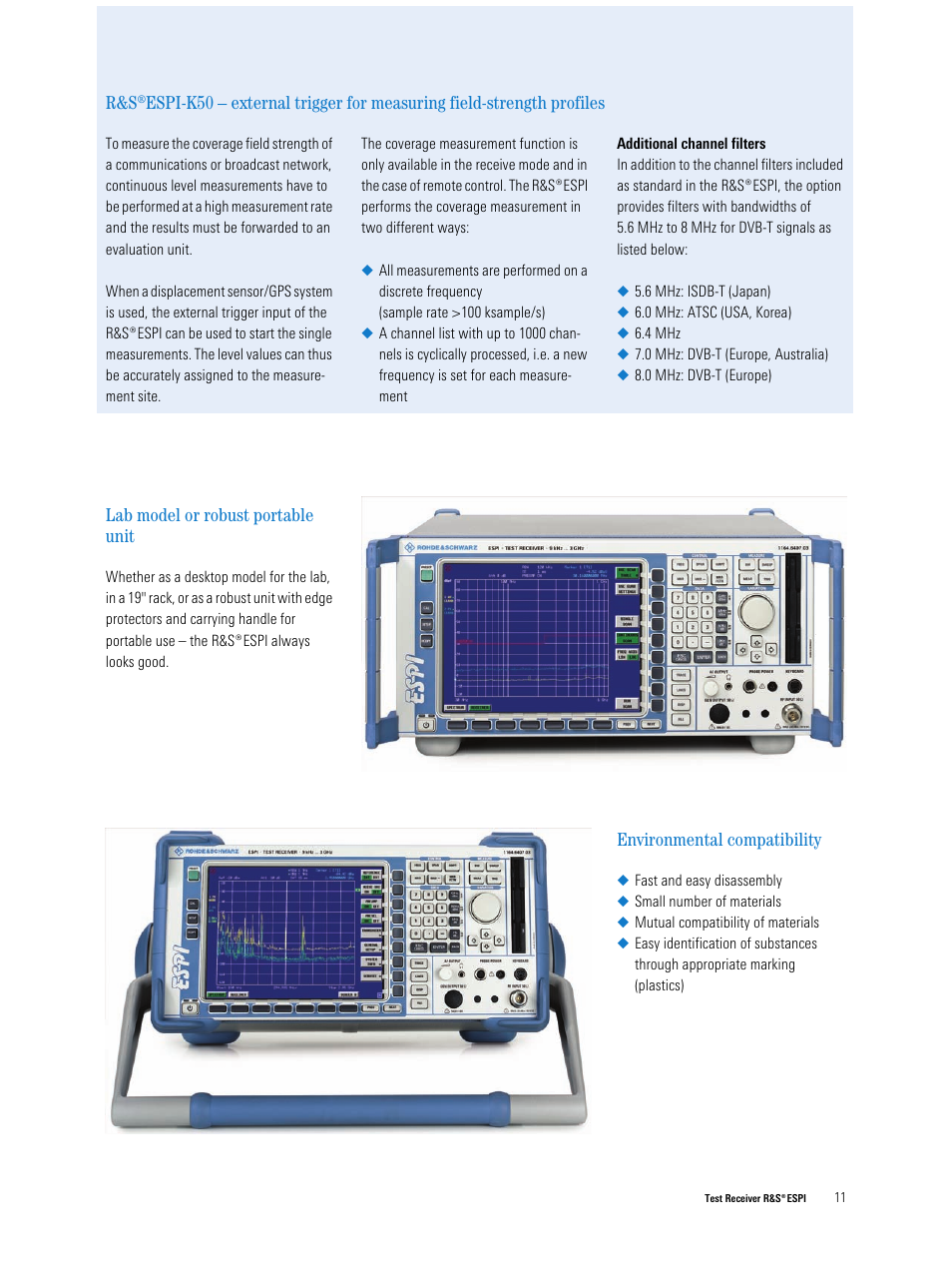 Atec Rohde-Schwarz-ESPI_Series_DatasheetsЙ User Manual | Page 11 / 16