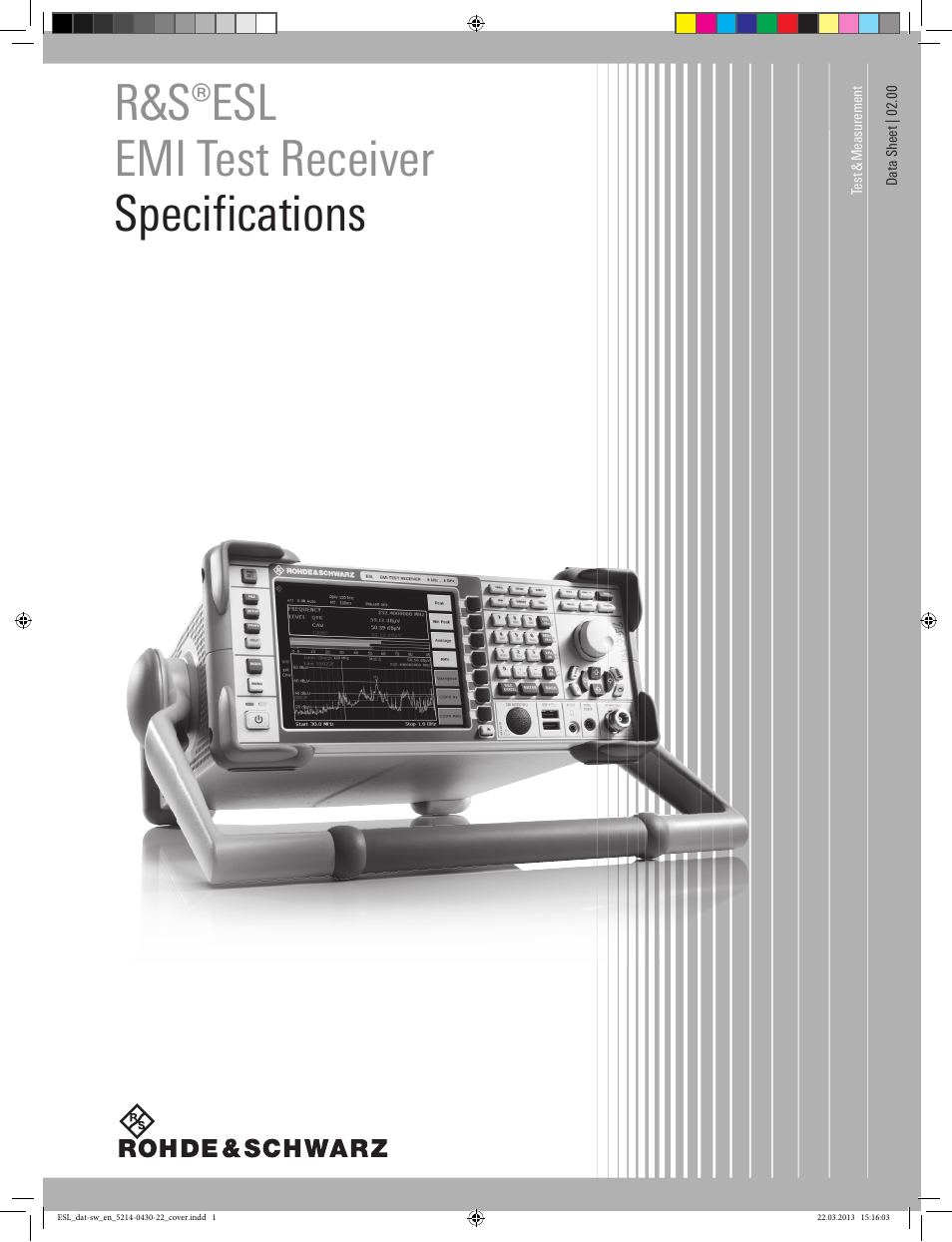 Atec Rohde-Schwarz-ESL Series User Manual | 16 pages