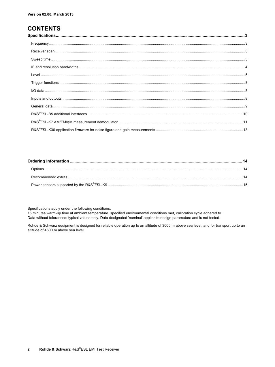 Atec Rohde-Schwarz-ESL Series User Manual | Page 2 / 16