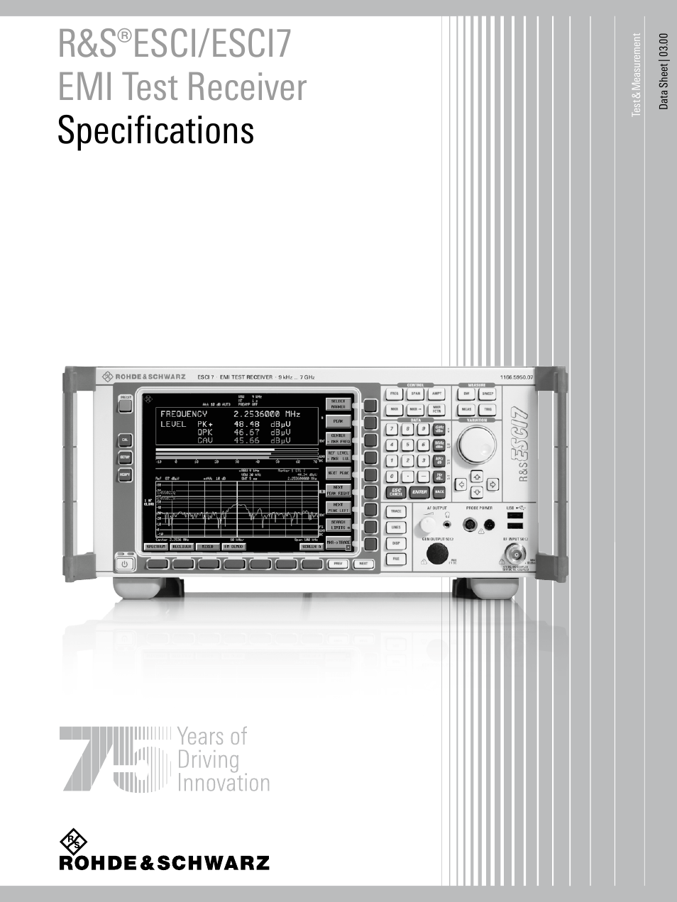 Atec Rohde-Schwarz-ESCI Series User Manual | 12 pages