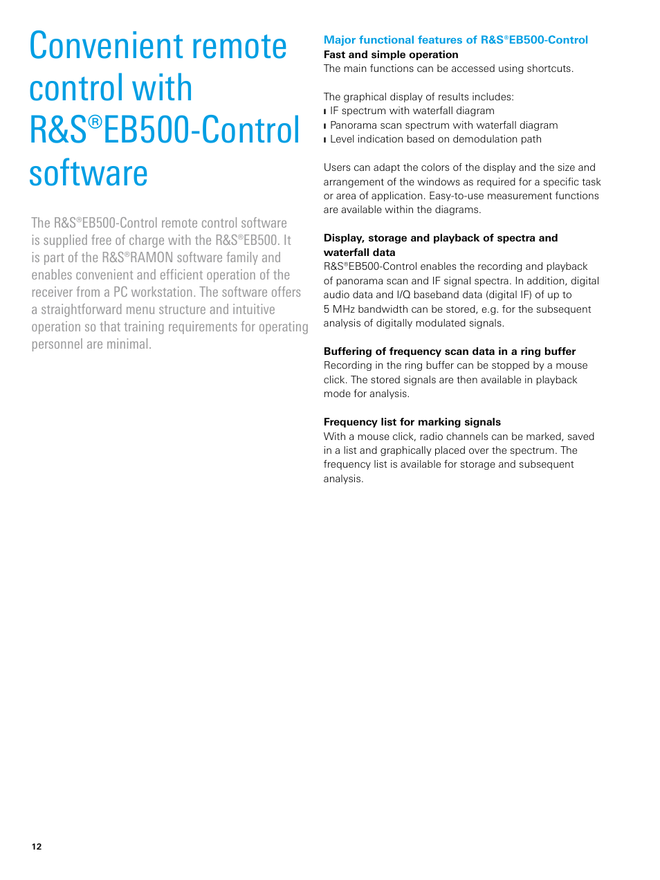 Atec Rohde-Schwarz-EB500 User Manual | Page 12 / 22