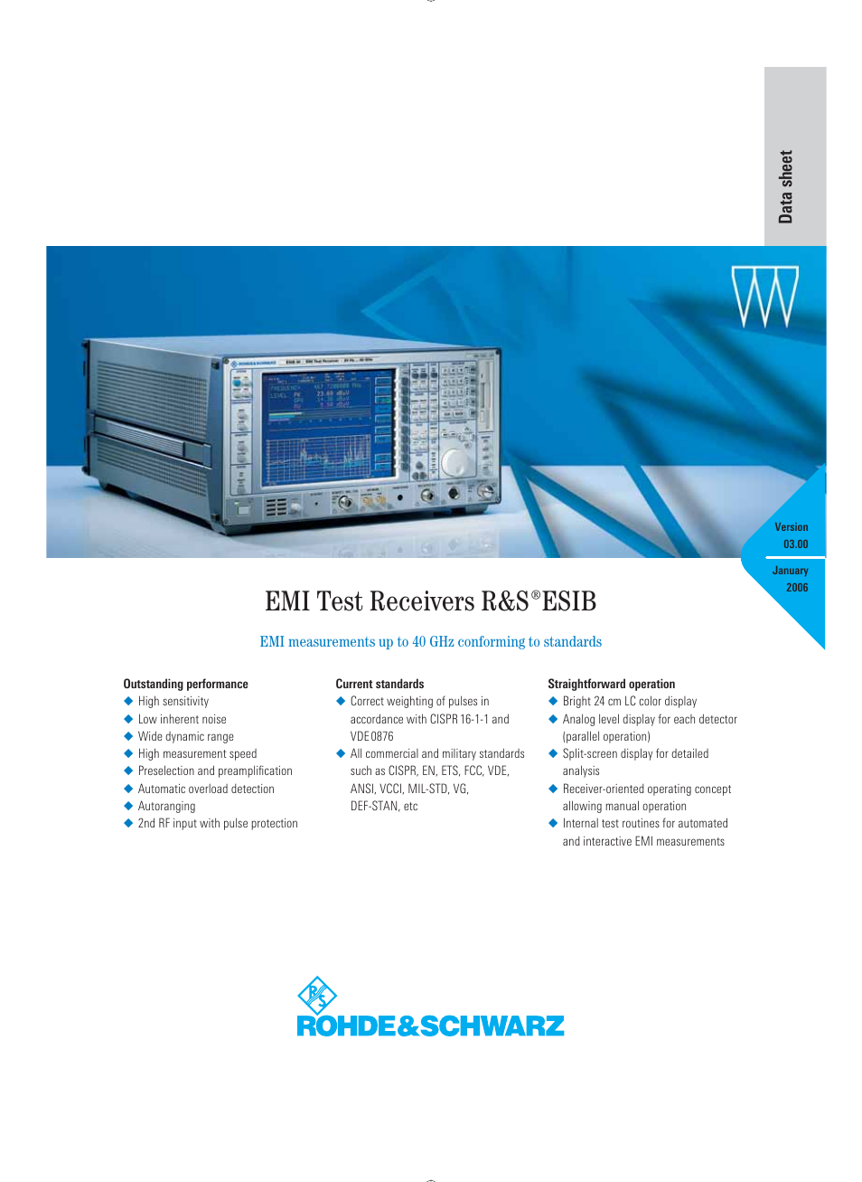 Atec Rohde-Schwarz-ESIB Series User Manual | 16 pages