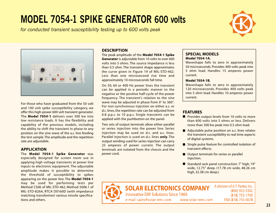 Atec Solar-7054-1 User Manual | 2 pages