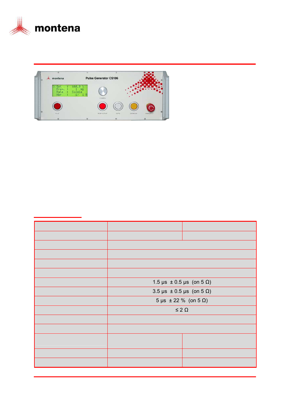 Atec Montena-PGCS106 User Manual | 1 page