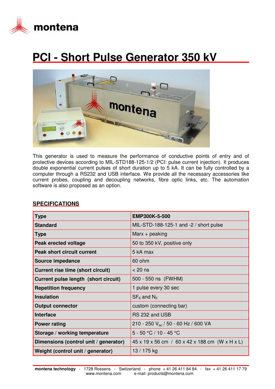 Atec Montena-EMP300K-5-500 User Manual | 1 page