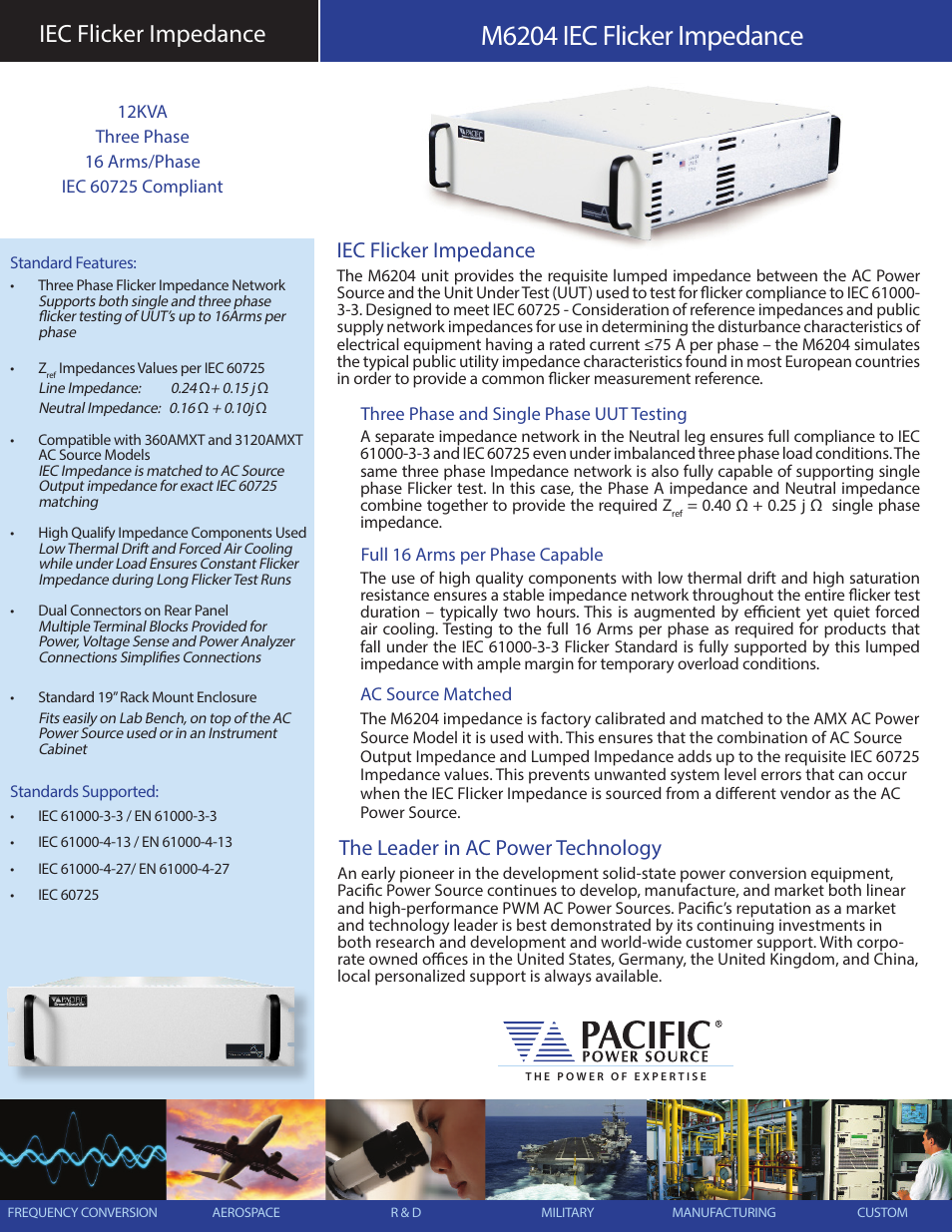 Atec Pacific-Power-M6204 User Manual | 4 pages