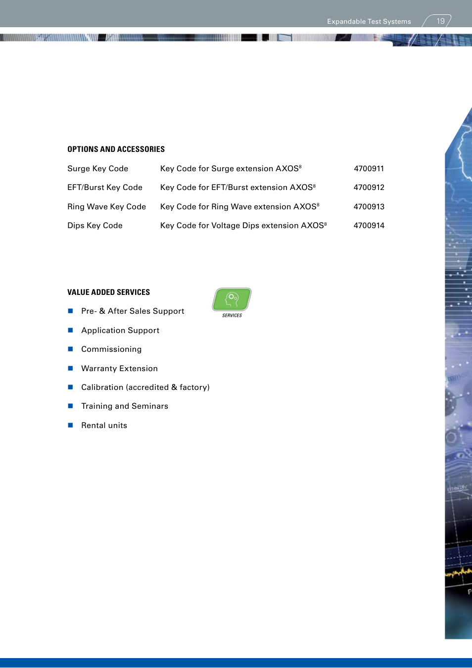 Atec Haefely-AXOS Series User Manual | Page 19 / 20