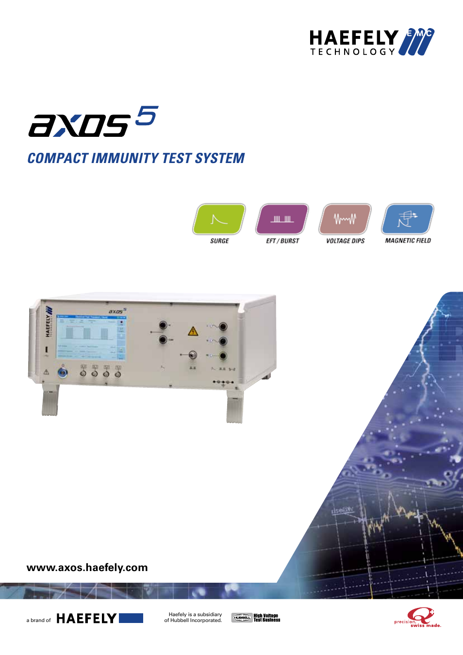 Atec Haefely-Axos5 User Manual | 8 pages