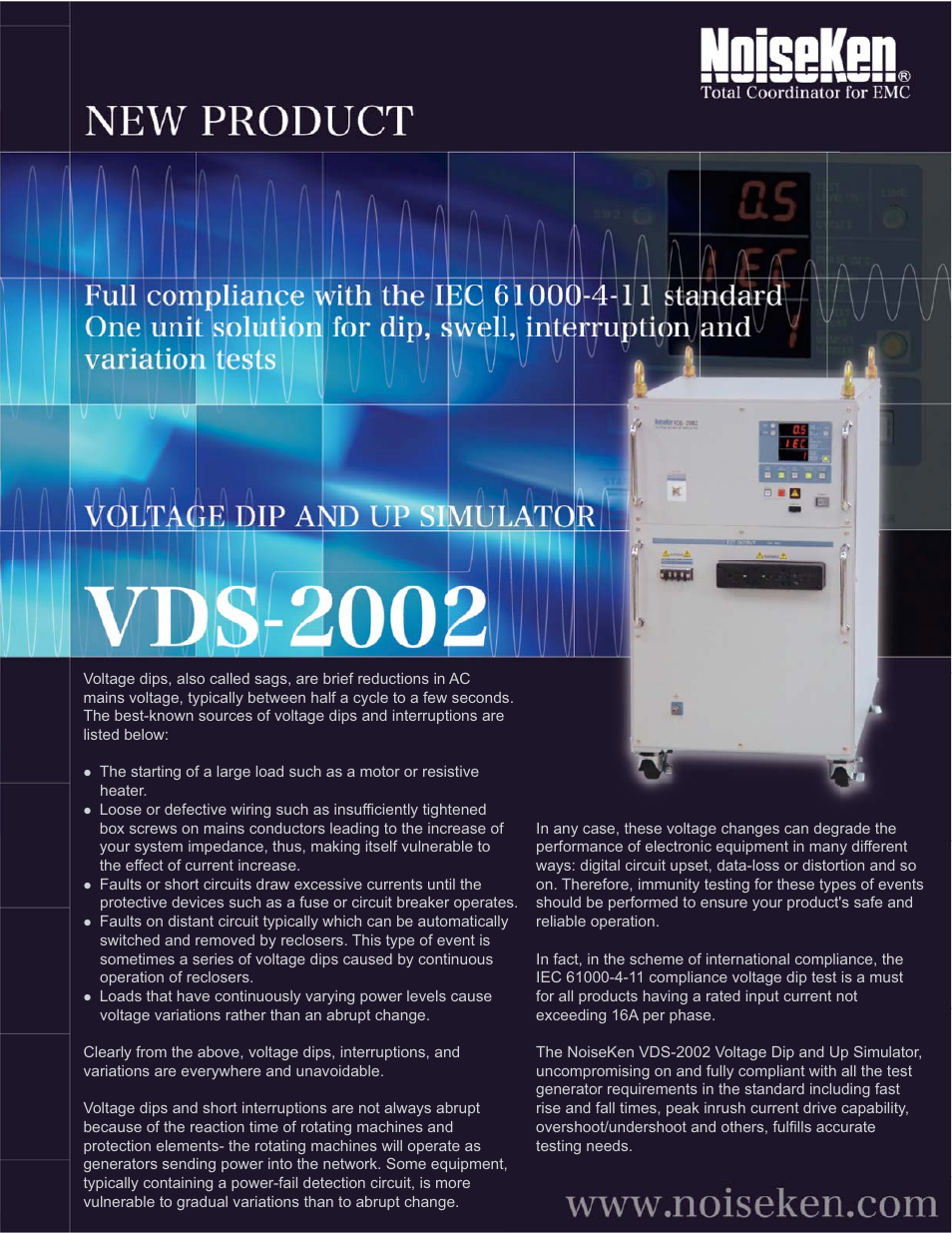 Atec Noiseken-VDS-2002 User Manual | 6 pages