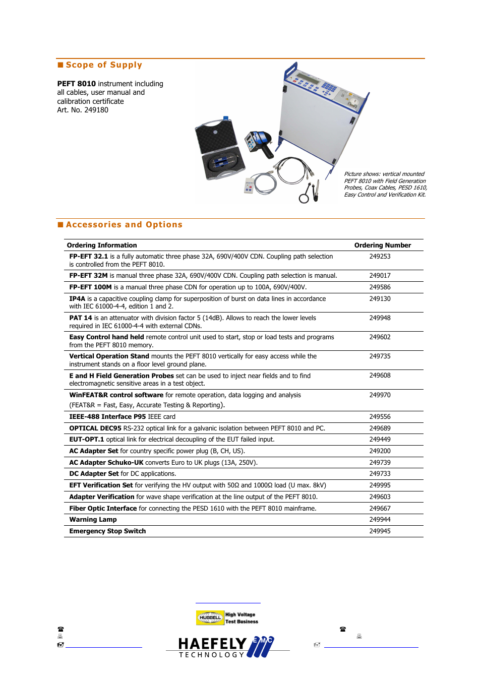 Atec Haefely-PEFT-8010 User Manual | Page 4 / 4