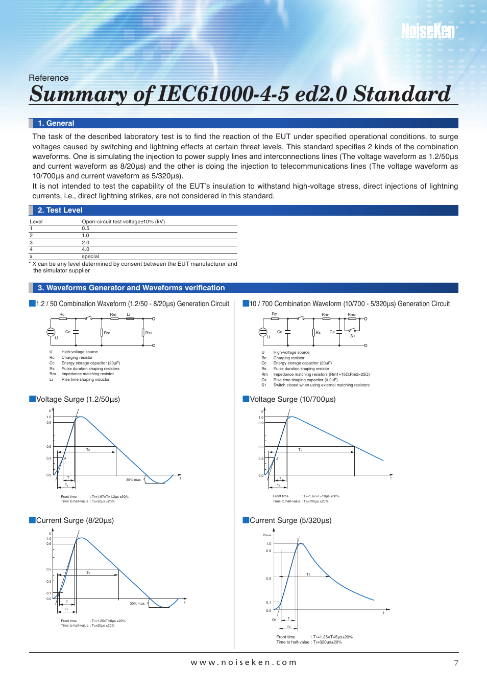 Reference | Atec Noiseken-LSS-F02 Series User Manual | Page 7 / 8