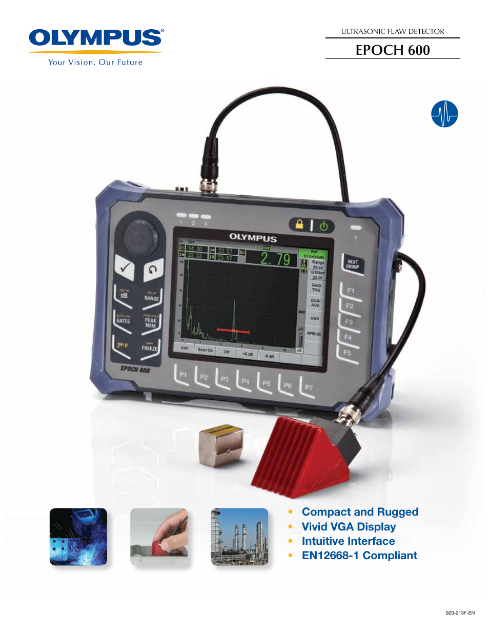 Atec Panametrics-Olympus-Epoch-600 User Manual | 8 pages