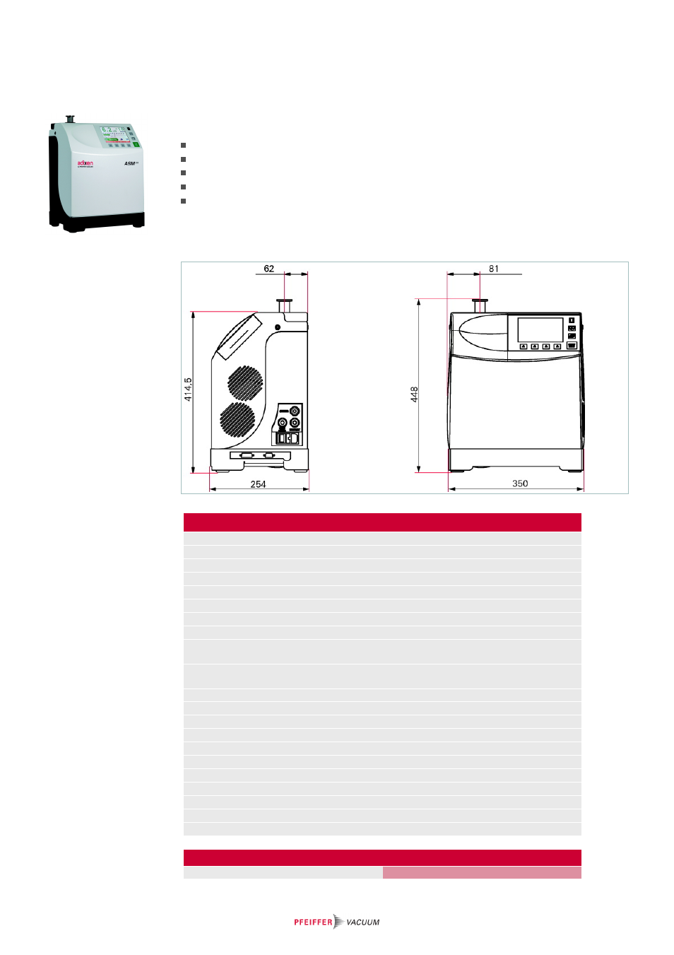 Asm 310, universal voltage | Atec Pfeiffer-ASM-310 User Manual | Page 2 / 4