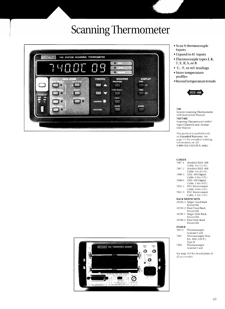 Atec Keithley-740 User Manual | 2 pages