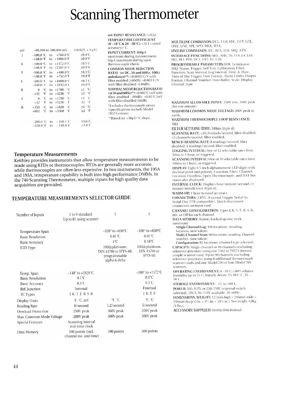 Atec Keithley-740 User Manual | Page 2 / 2
