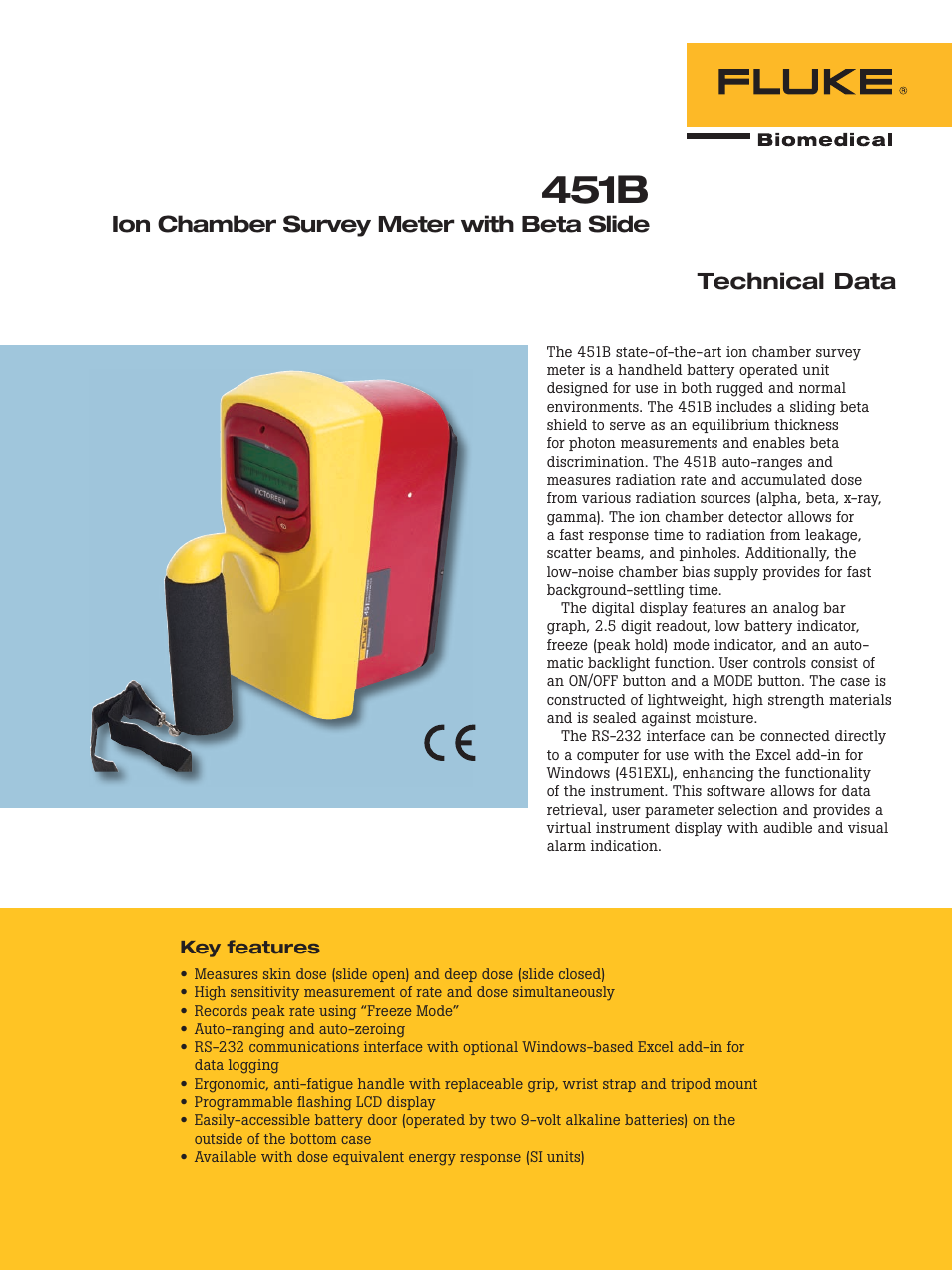 Atec Fluke-451B User Manual | 3 pages