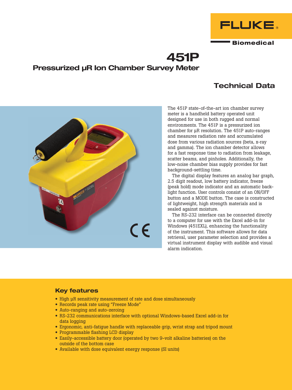 Atec Fluke-451P User Manual | 3 pages