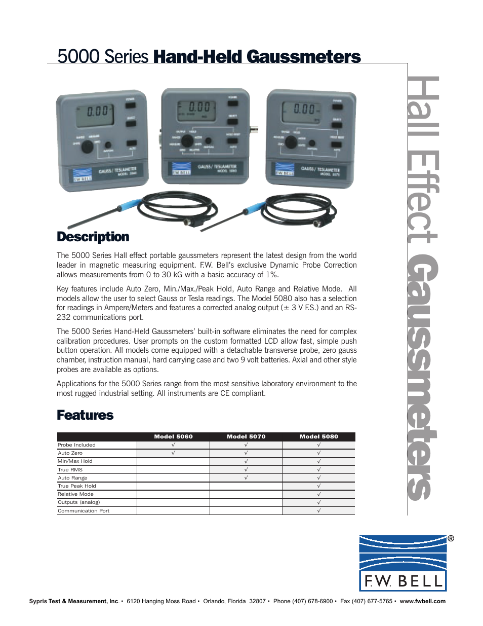 Atec FW-Bell-5080 User Manual | 2 pages