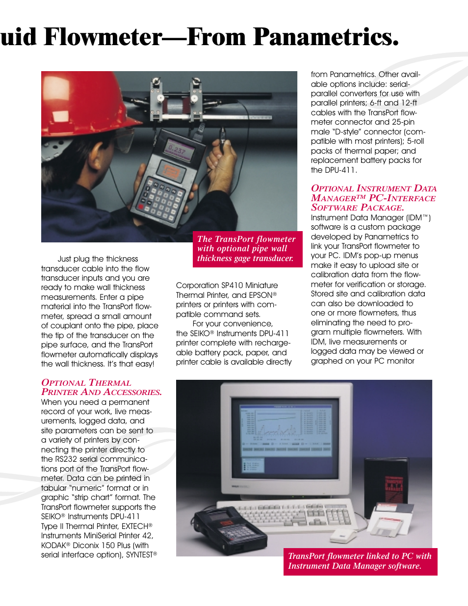 Uid flowmeter—from panametrics | Atec Panametrics-Olympus-PT868 User Manual | Page 3 / 6