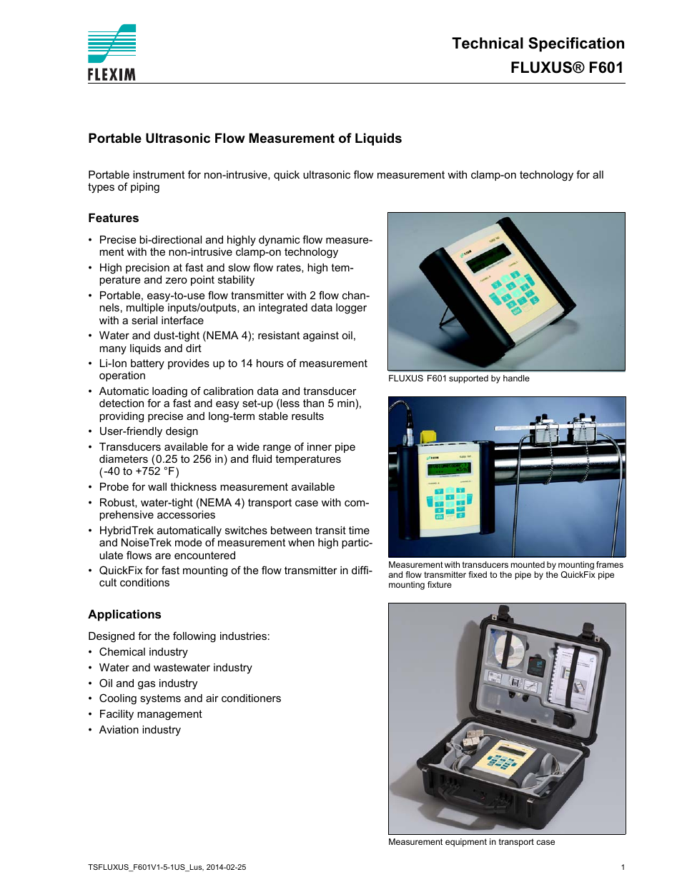 Atec Flexim-F610 User Manual | 25 pages