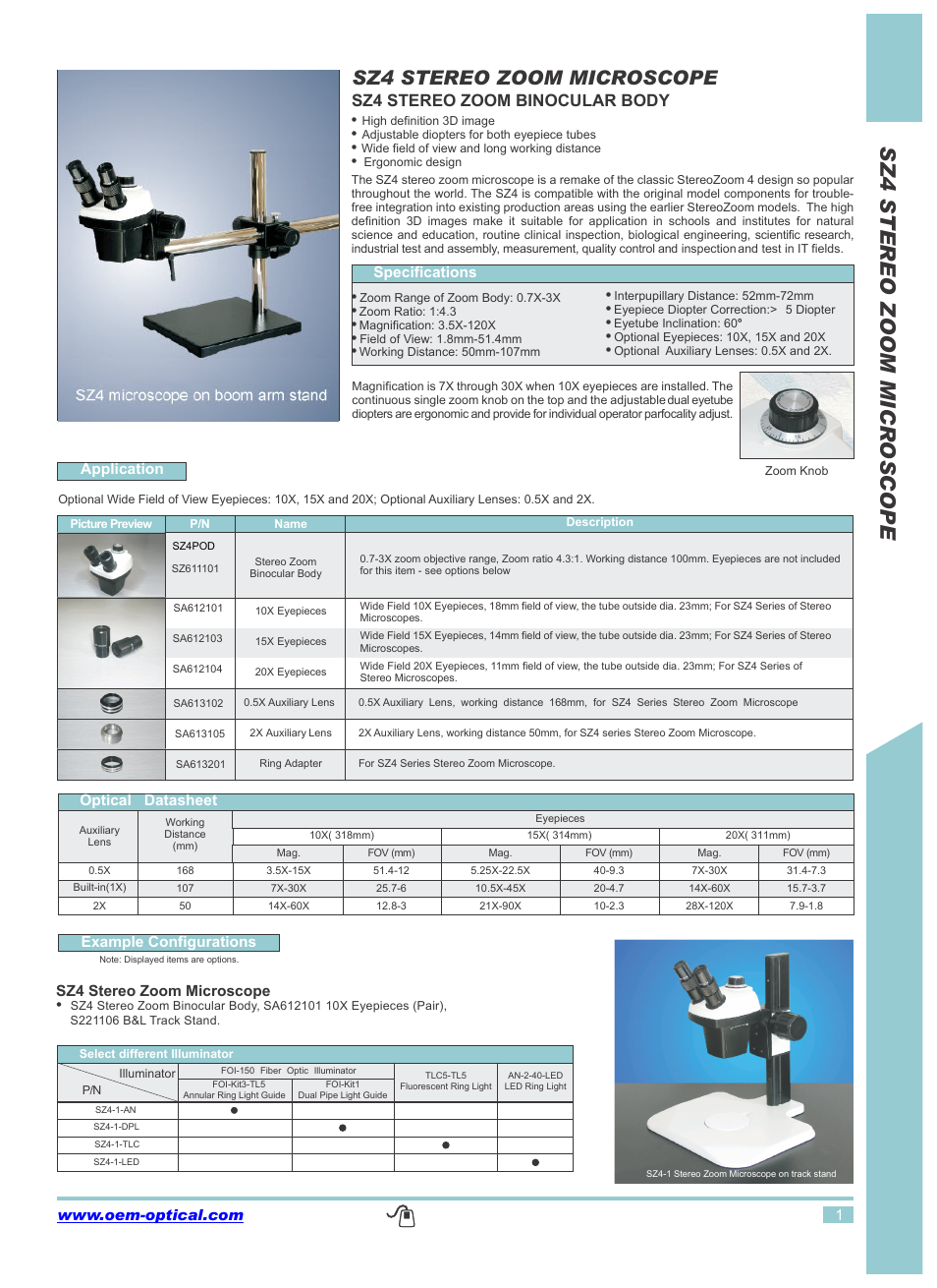 Atec Leica-SZ4 User Manual | 1 page