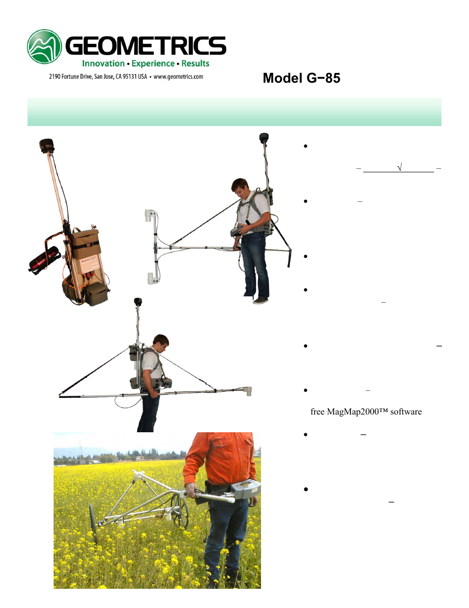 Atec Geometrics-G-858 User Manual | 4 pages