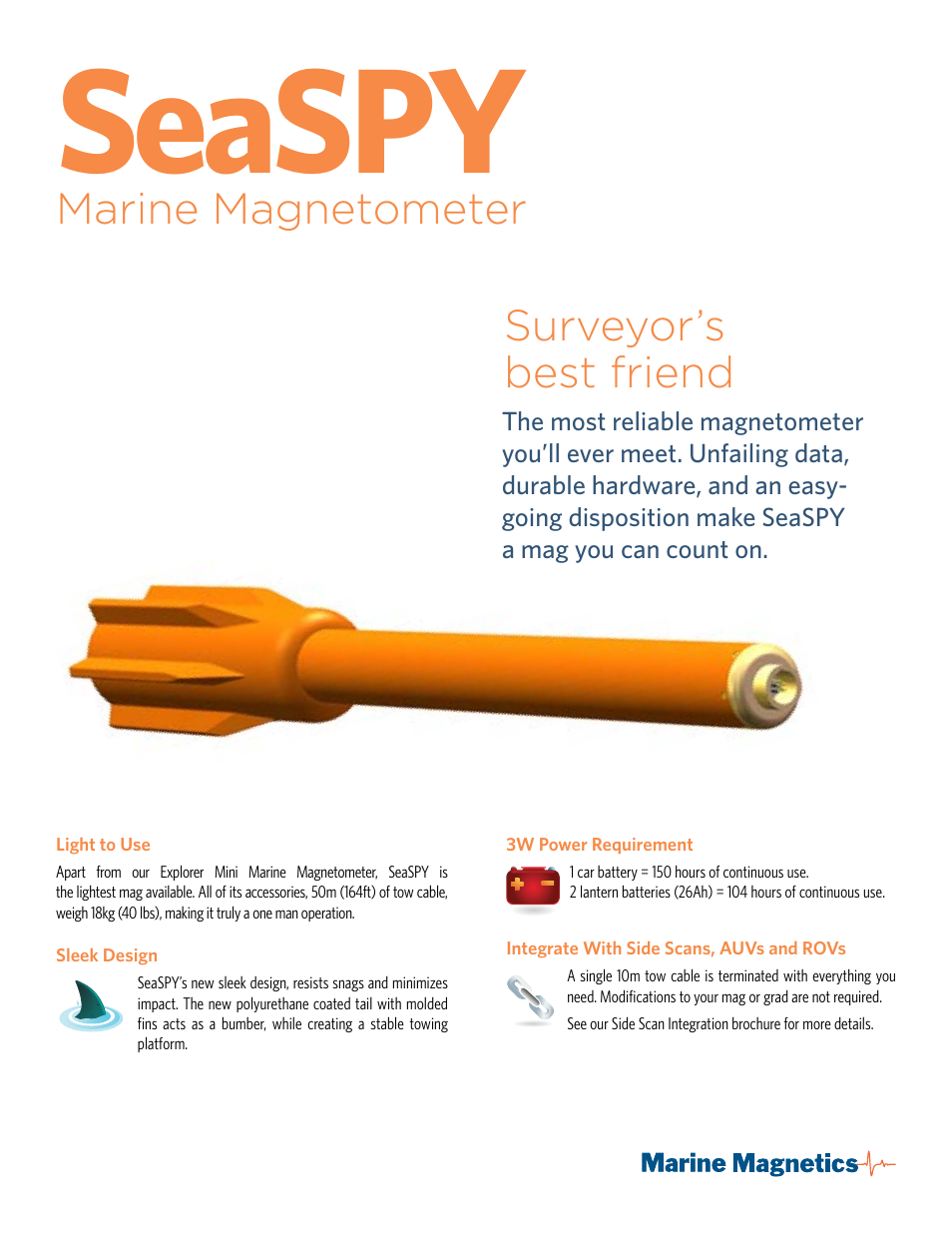 Atec Marine-Magnetics-SeaSpy User Manual | 4 pages
