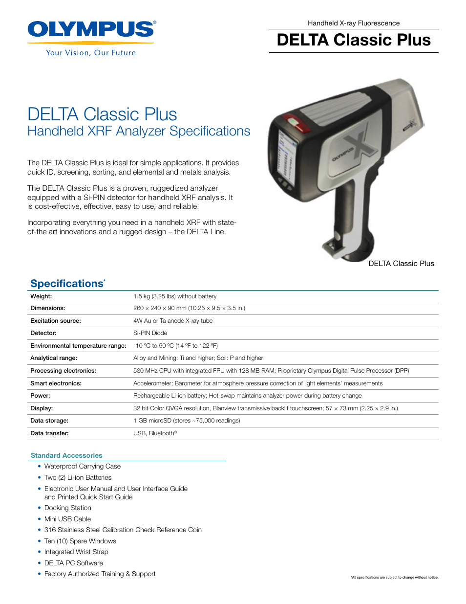 Atec Olympus-XRF User Manual | 2 pages