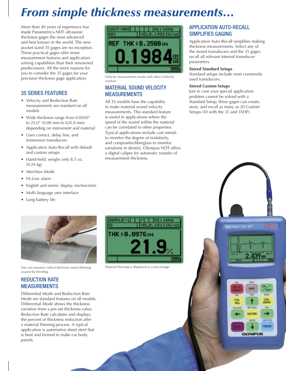 Atec Panametrics-35DL User Manual | Page 4 / 8