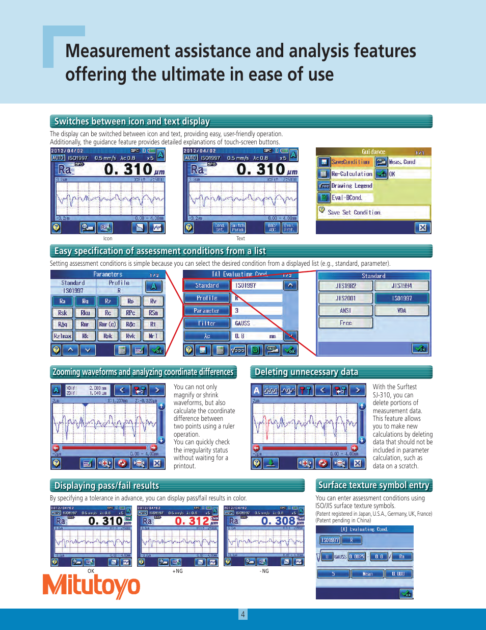 Atec Mitutoyo-SJ-310 User Manual | Page 4 / 12