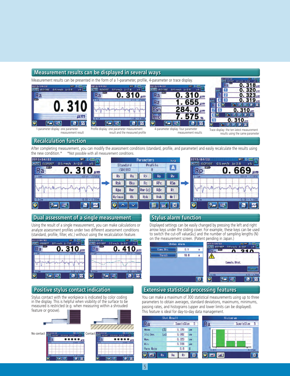 Atec Mitutoyo-SJ-310 User Manual | Page 5 / 12
