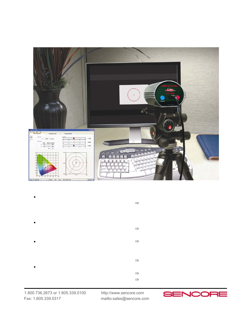 Atec Sencore-OTC1000 User Manual | 2 pages