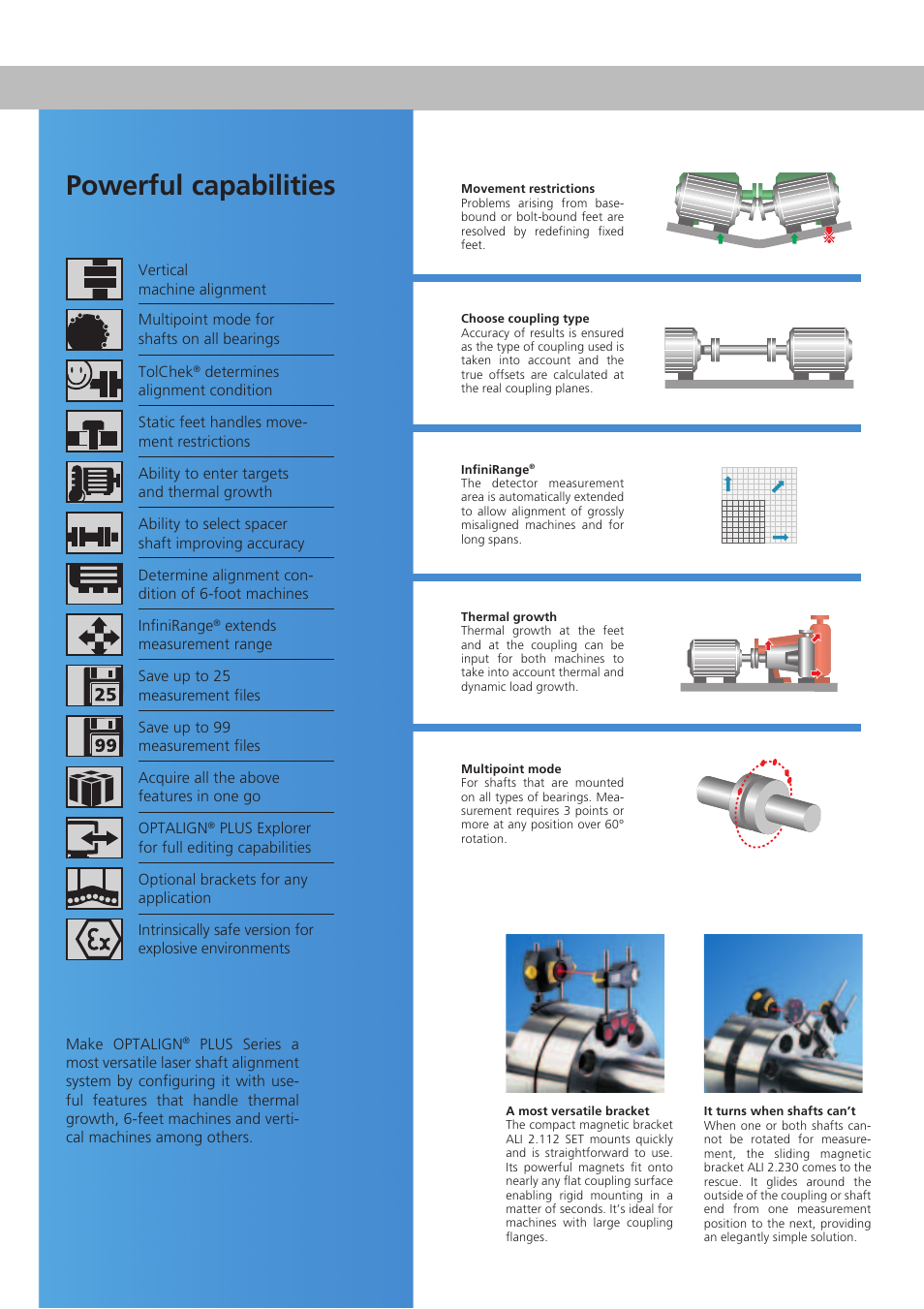 Powerful capabilities | Atec Ludeca-OptalignPlus User Manual | Page 5 / 6