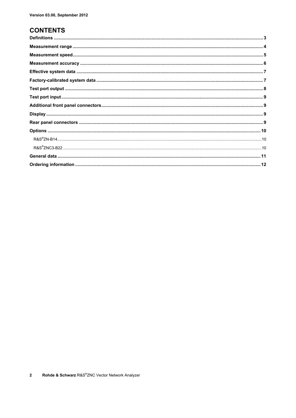 Atec Rohde-Schwarz-ZNC User Manual | Page 2 / 16