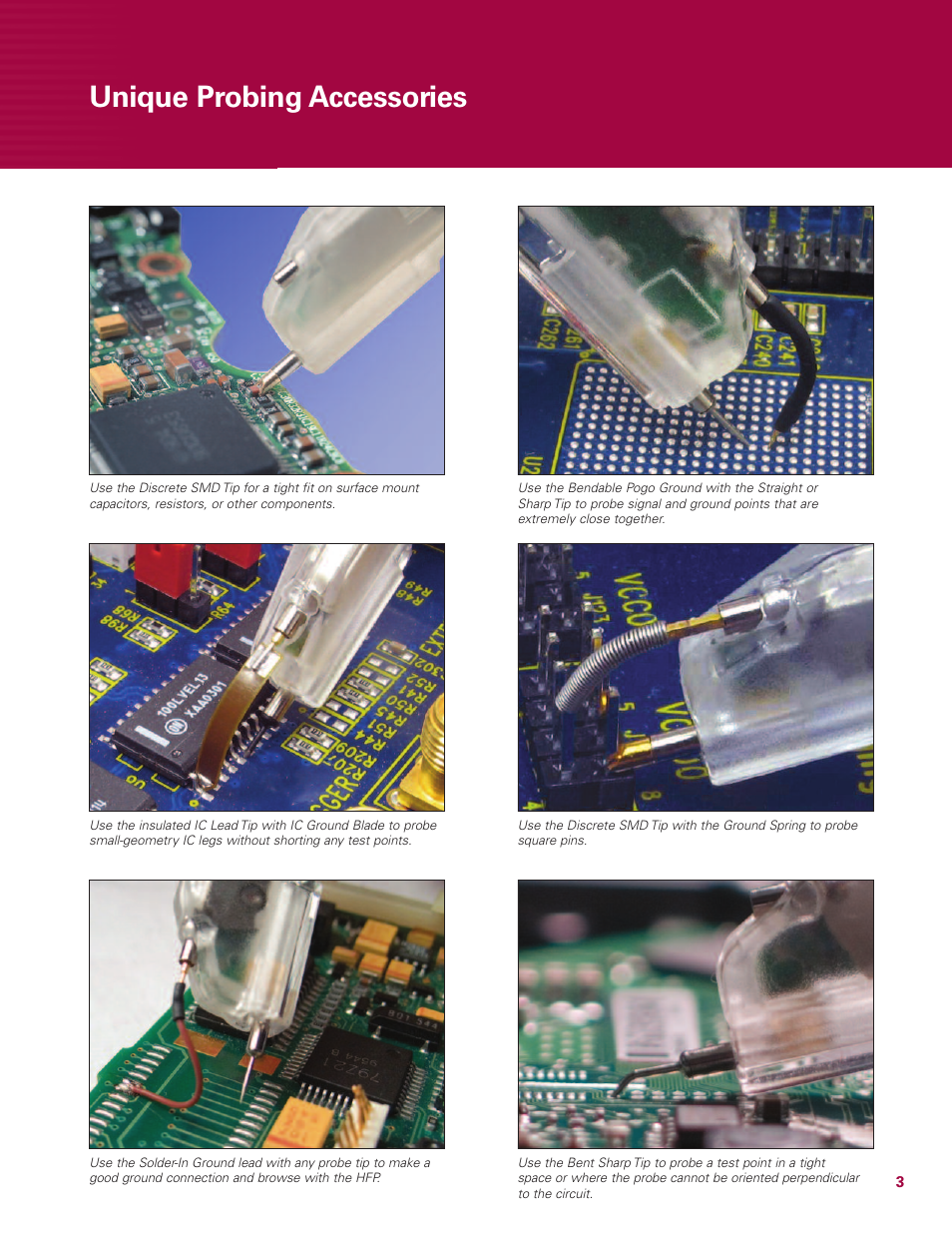 Unique probing accessories | Atec LeCroy-HFP Series User Manual | Page 3 / 4