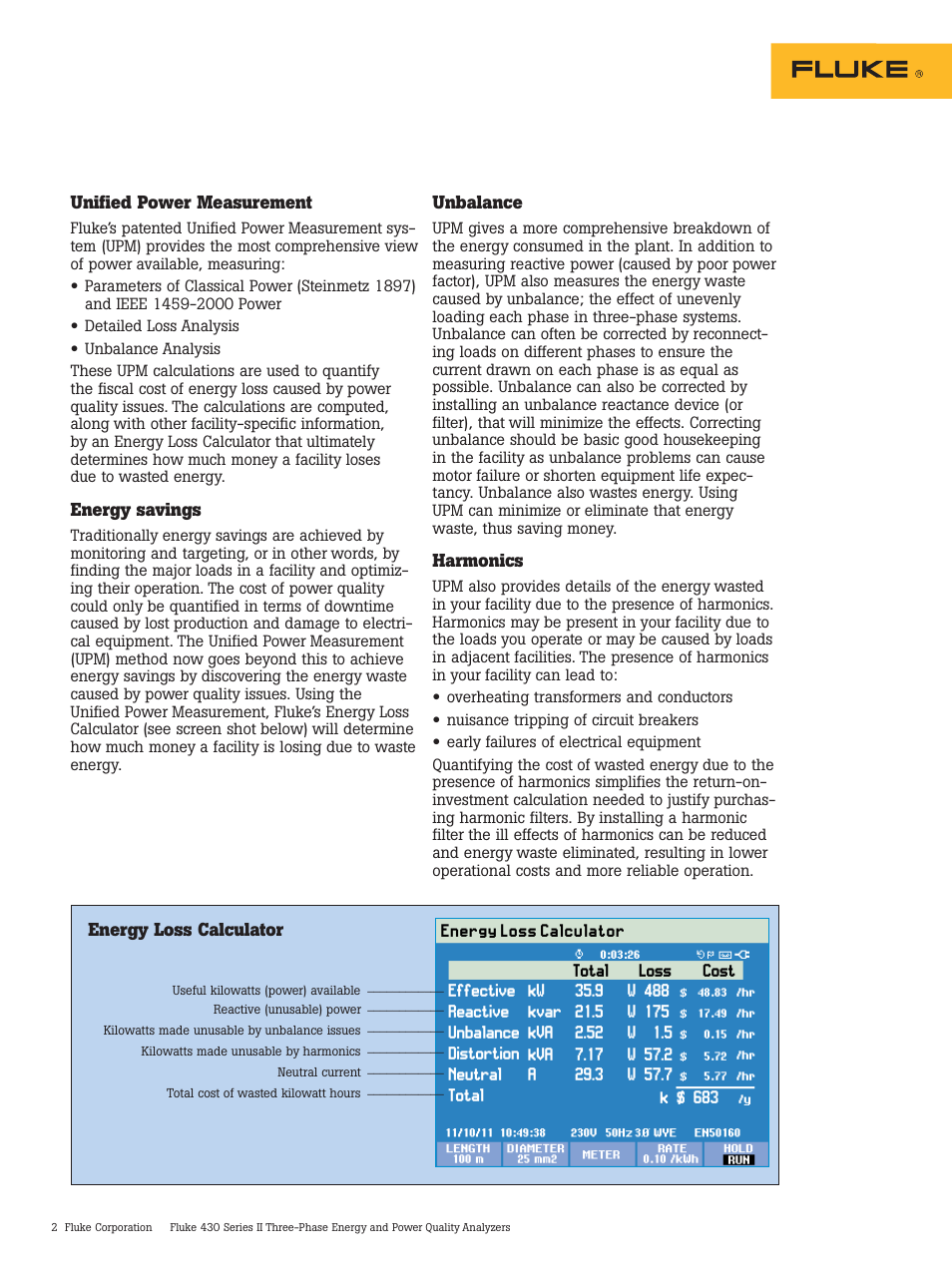 Atec Fluke-430 Series User Manual | Page 2 / 8