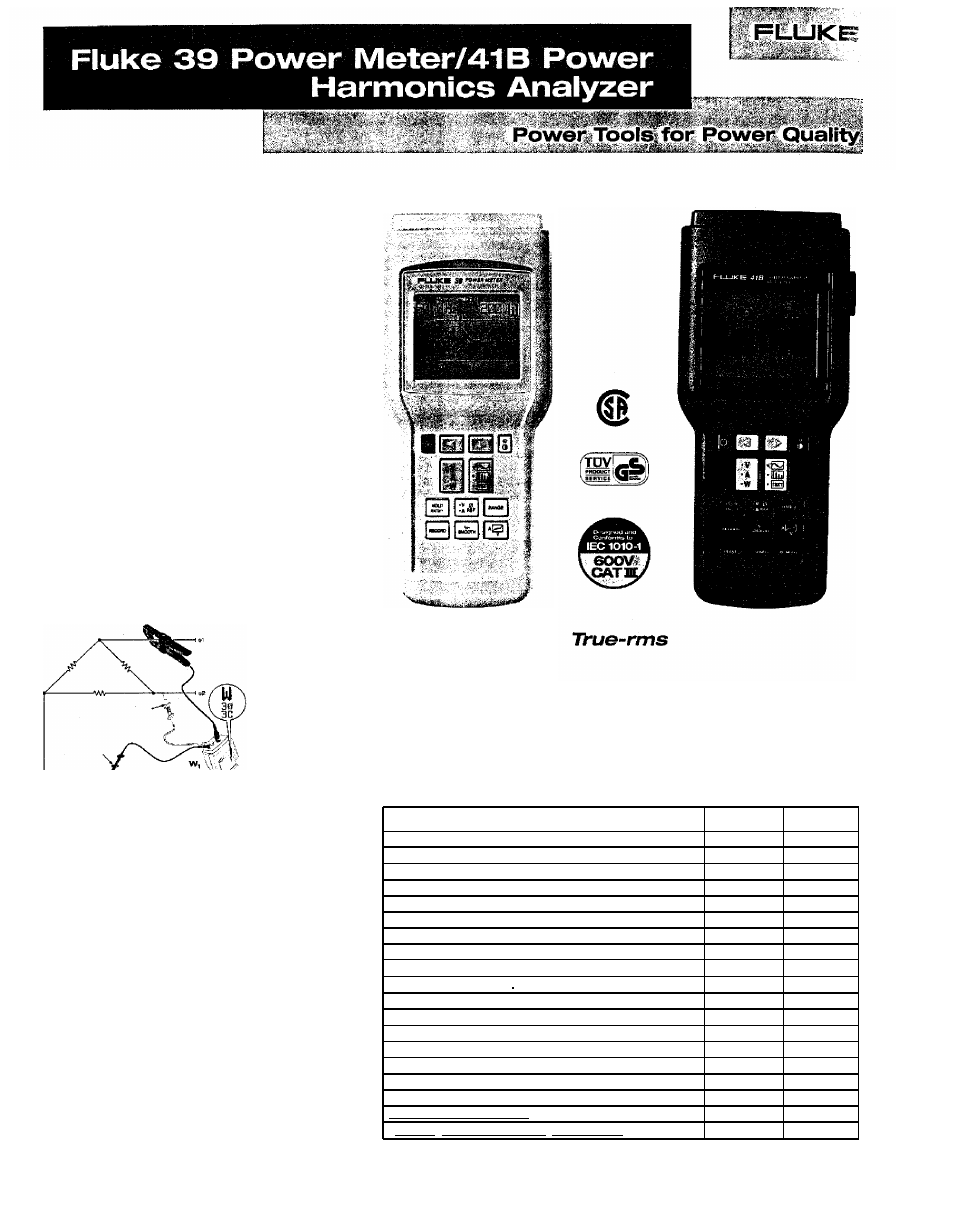 Atec Fluke-39-41B User Manual | 2 pages