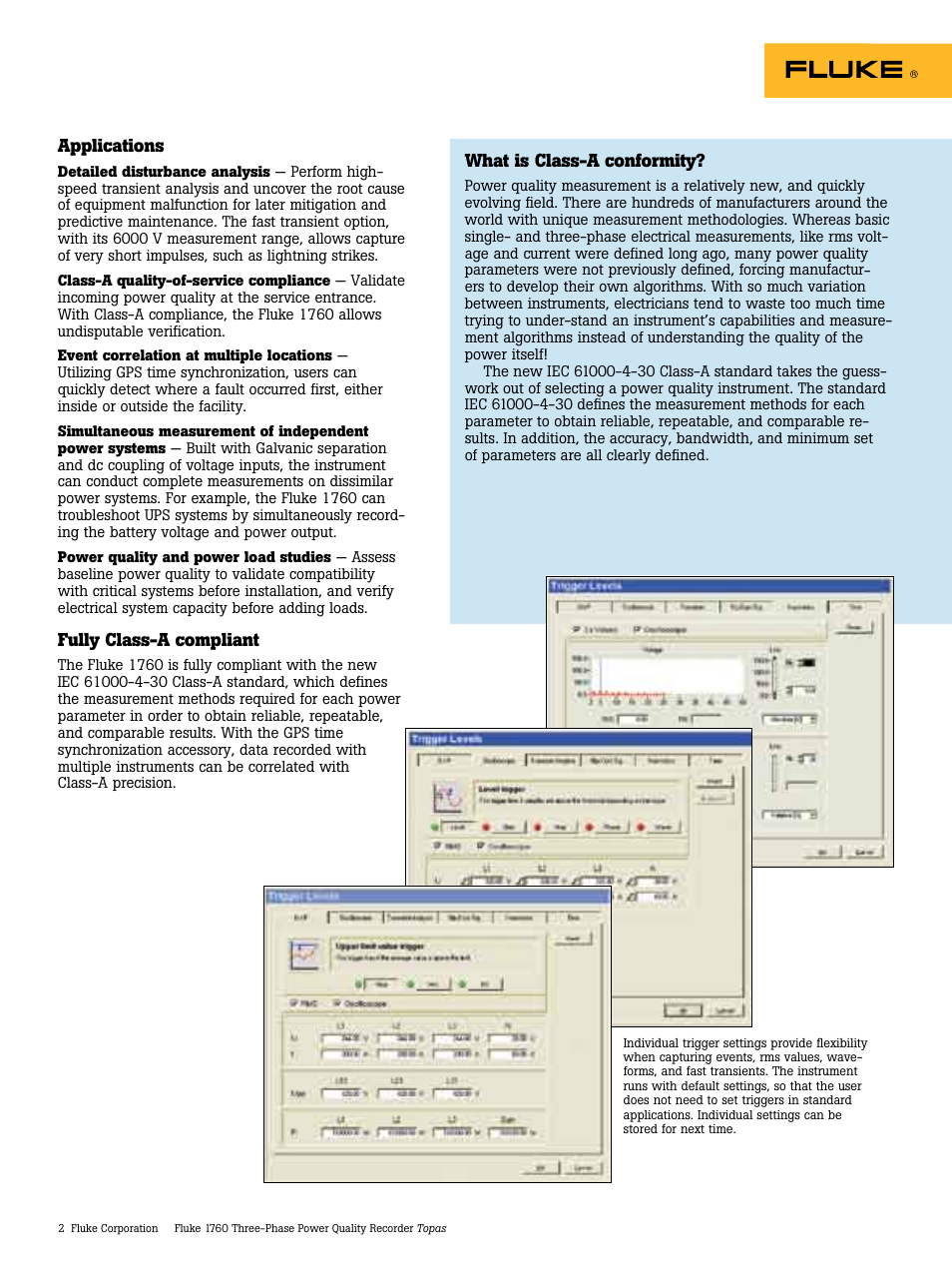 Atec Fluke-1760 User Manual | Page 2 / 10