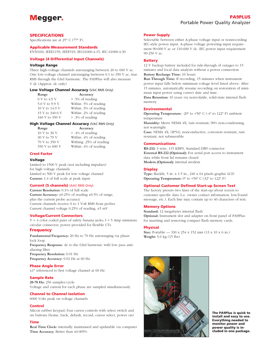 Atec Megger-PA9Plus User Manual | Page 5 / 6