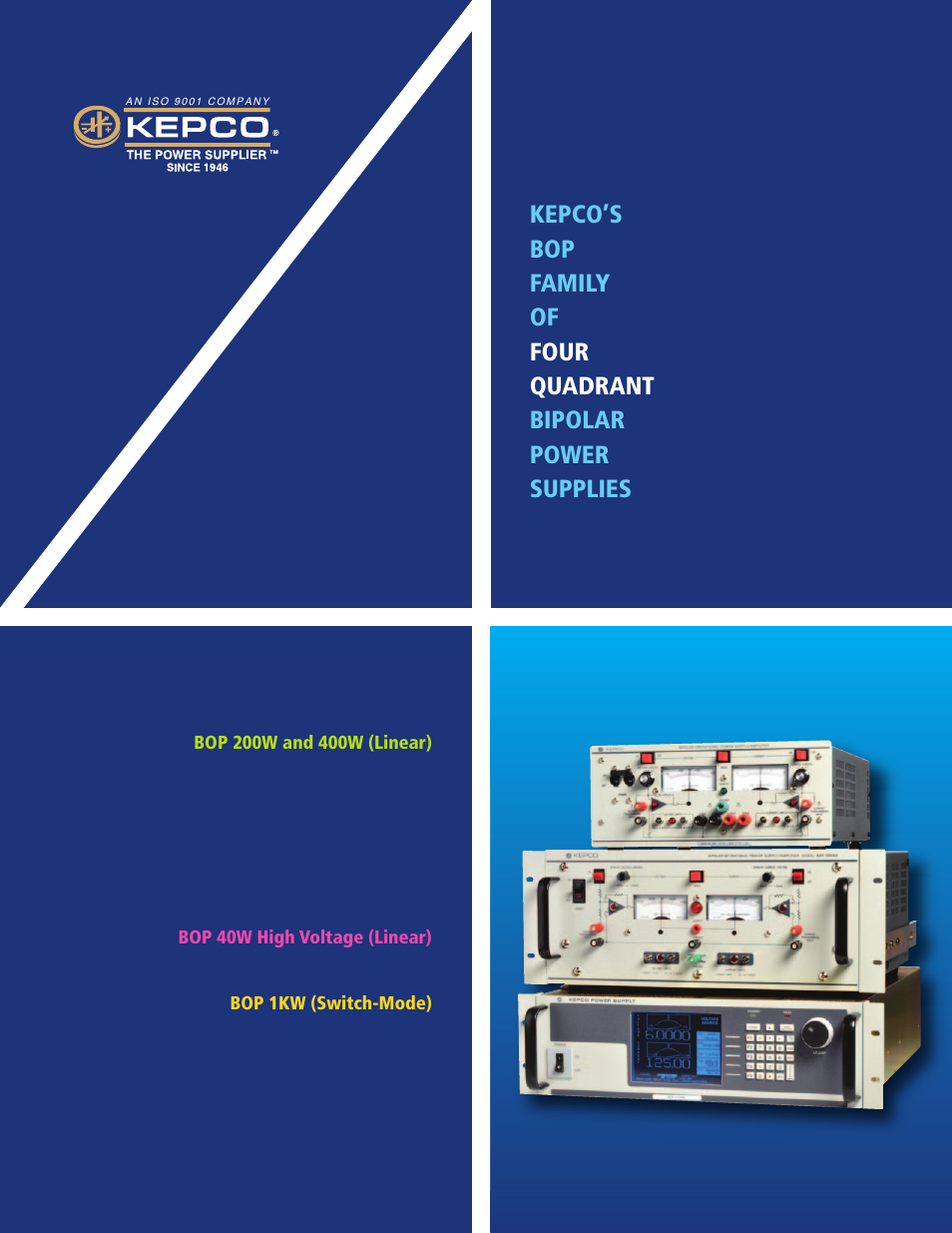Atec Kepco-BOP-1 Series User Manual | 8 pages