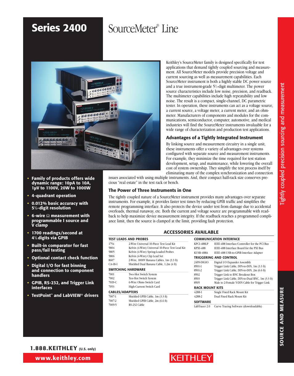 Atec Keithley-2400 User Manual | 8 pages