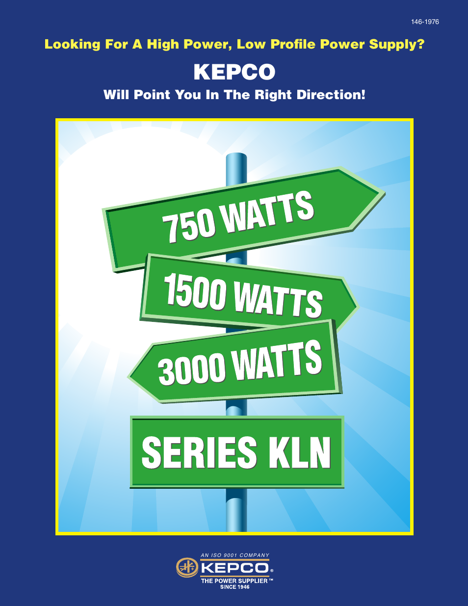 Atec Kepco-KLN Series User Manual | 8 pages