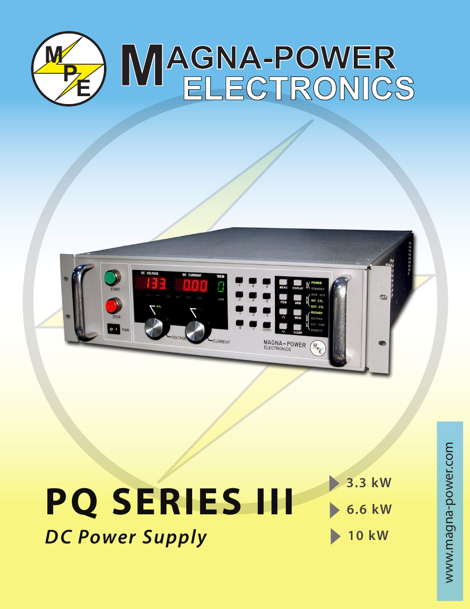 Atec Magna-Power-PQ-Series-III User Manual | 9 pages