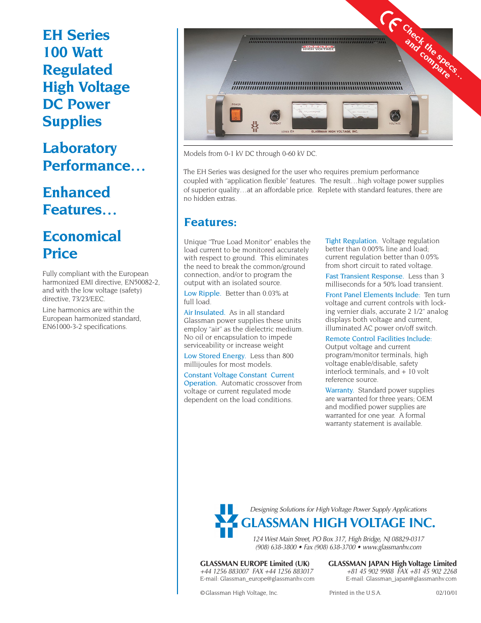 Atec Glassman-EH Series User Manual | 2 pages