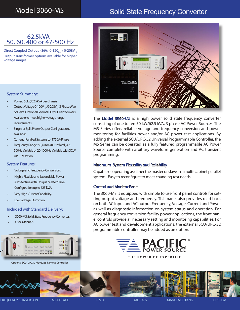 Atec Pacific-Power-3060MS User Manual | 4 pages