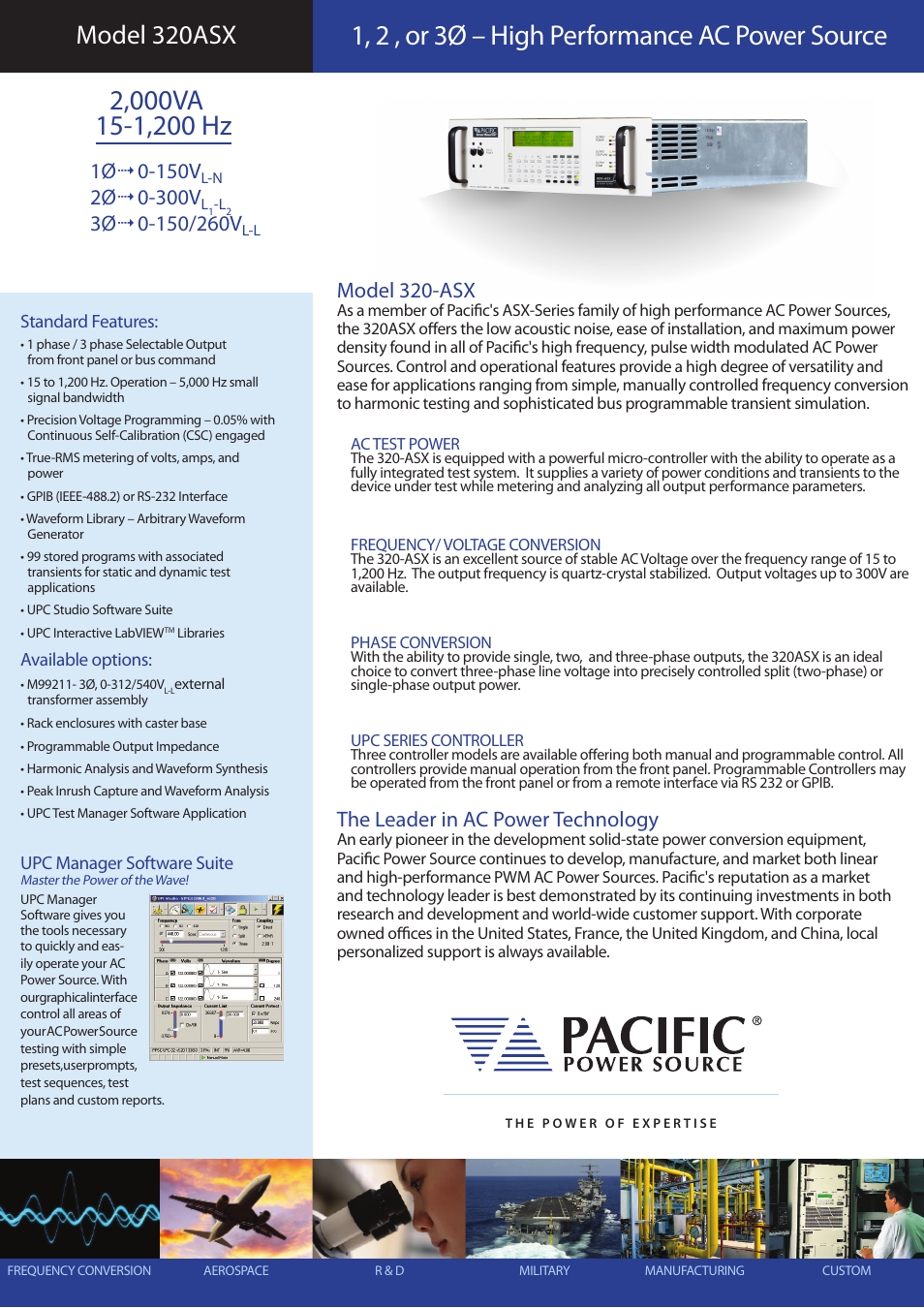 Atec Pacific-Power-320ASX User Manual | 4 pages