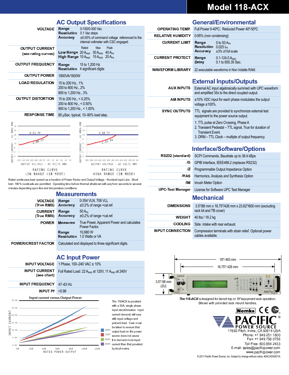 Atec Pacific-Power-118ACX User Manual | Page 2 / 2