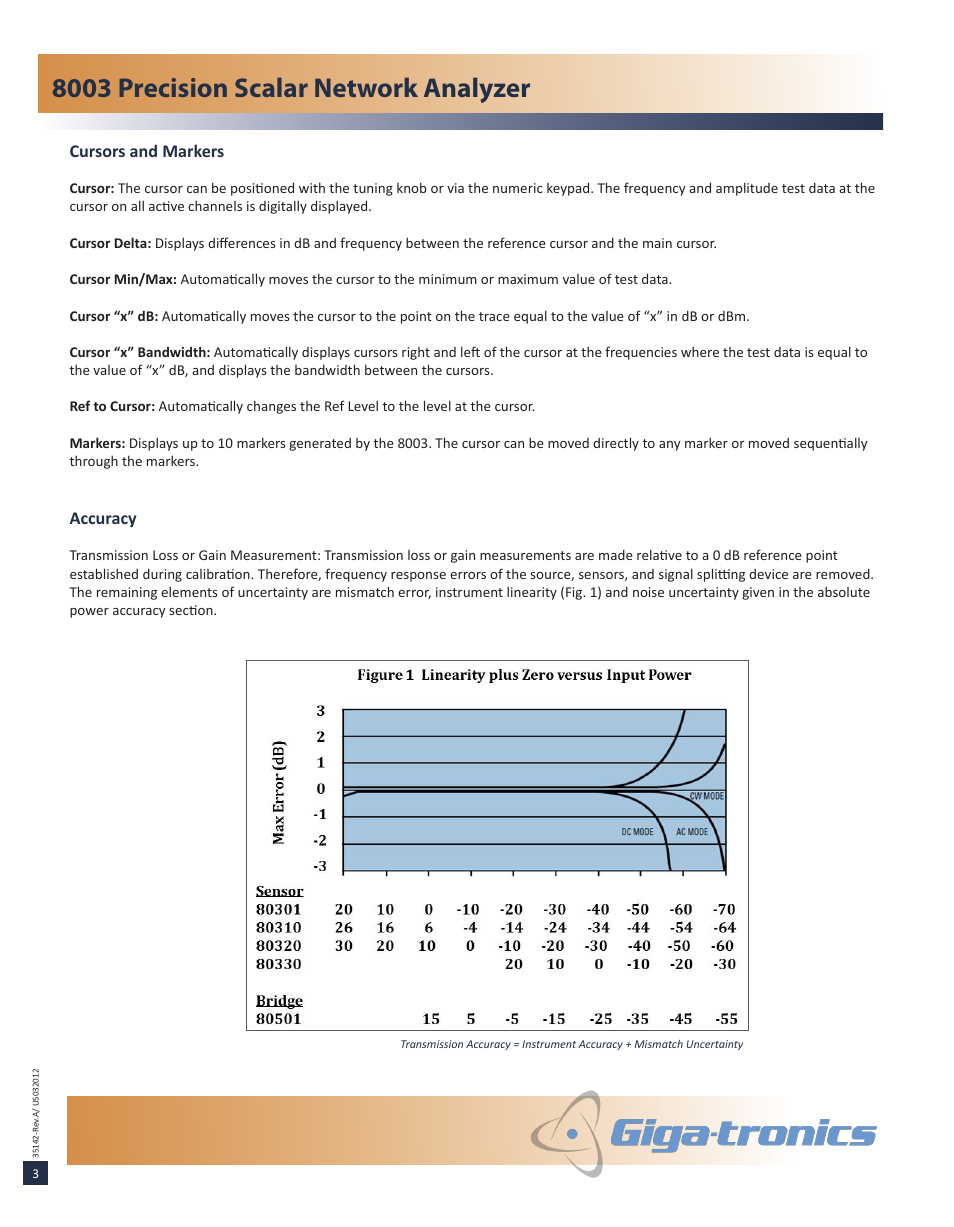 8003 precision scalar network analyzer | Atec Gigatronics-8003 User Manual | Page 4 / 12