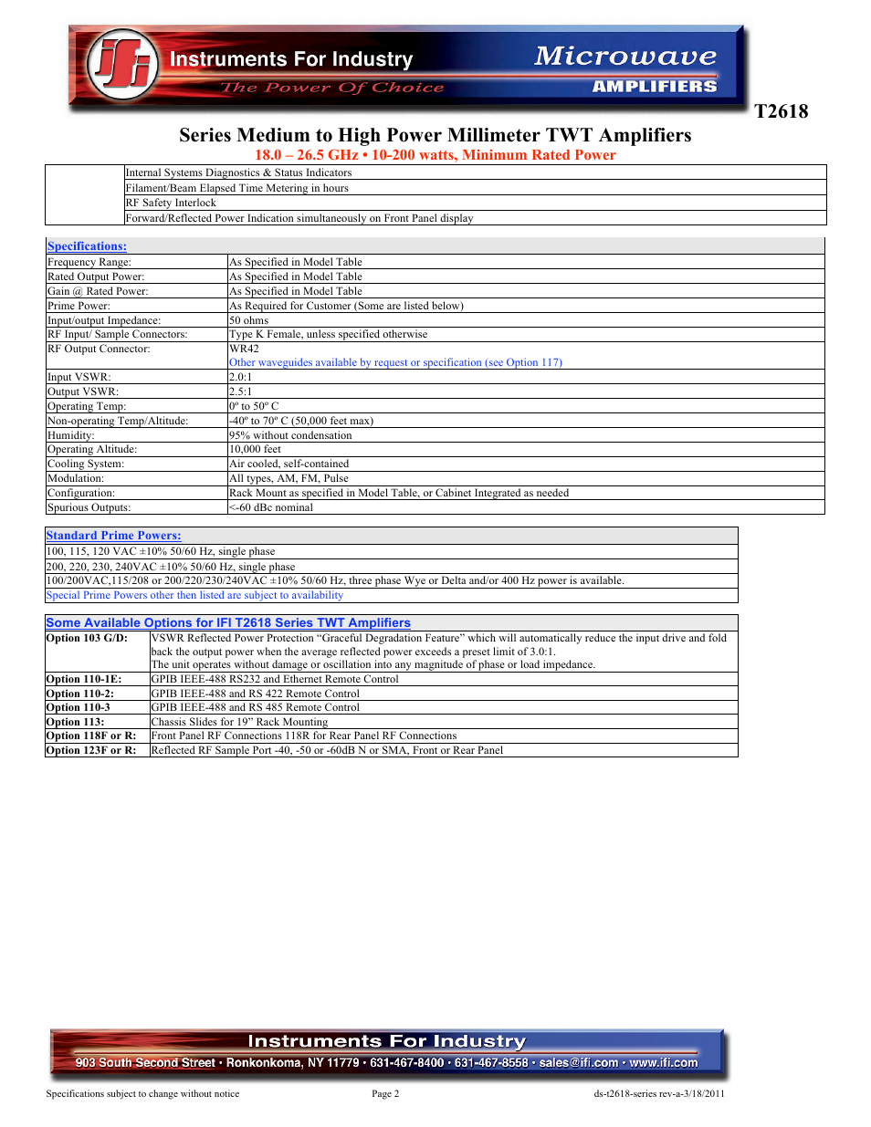 Atec IFI-T2618 Series User Manual | Page 2 / 3