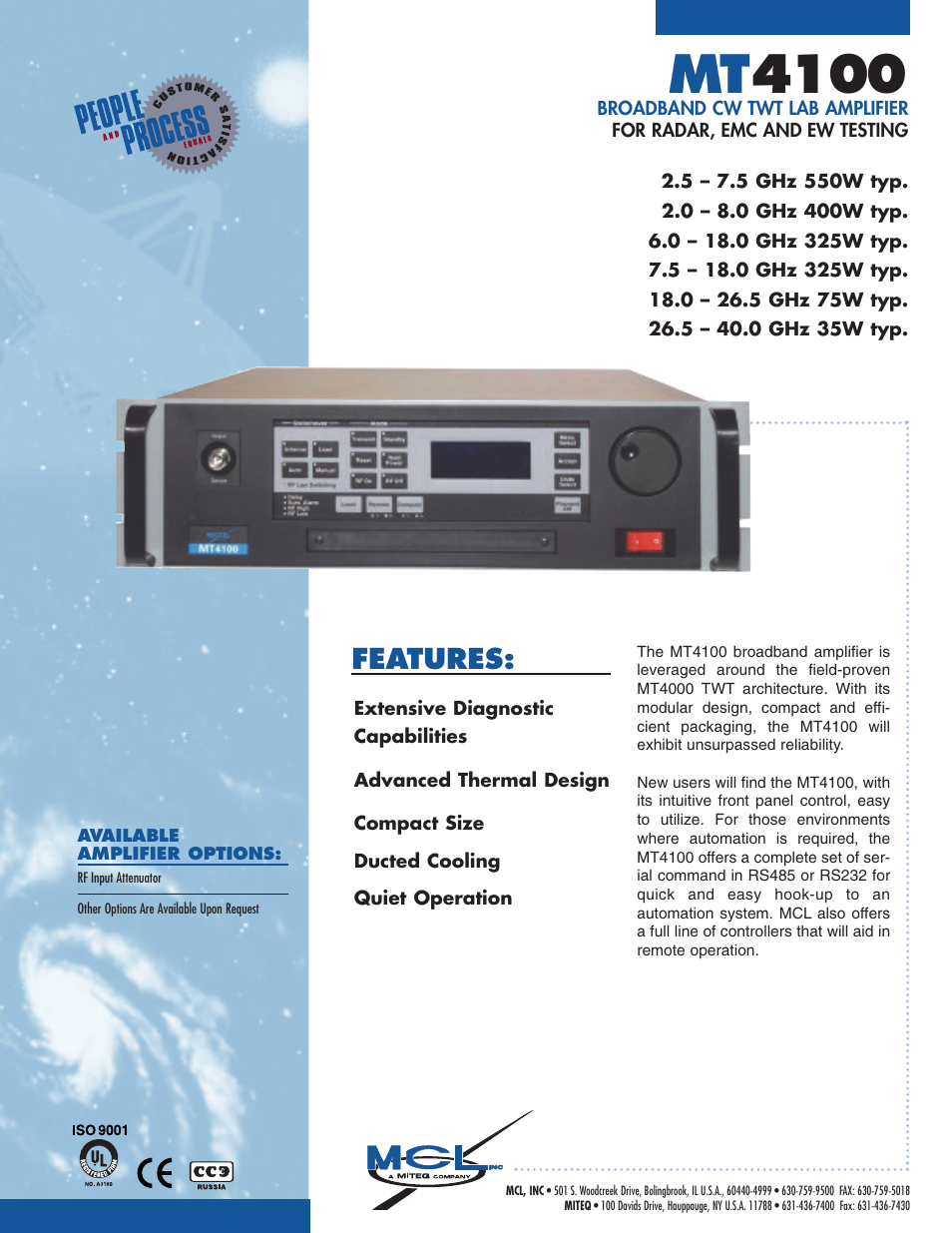 Atec MCL-MT4100 Series User Manual | 4 pages